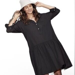 Grayson Frank and Eileen Changemaker Black Shirt Dress Size Medium